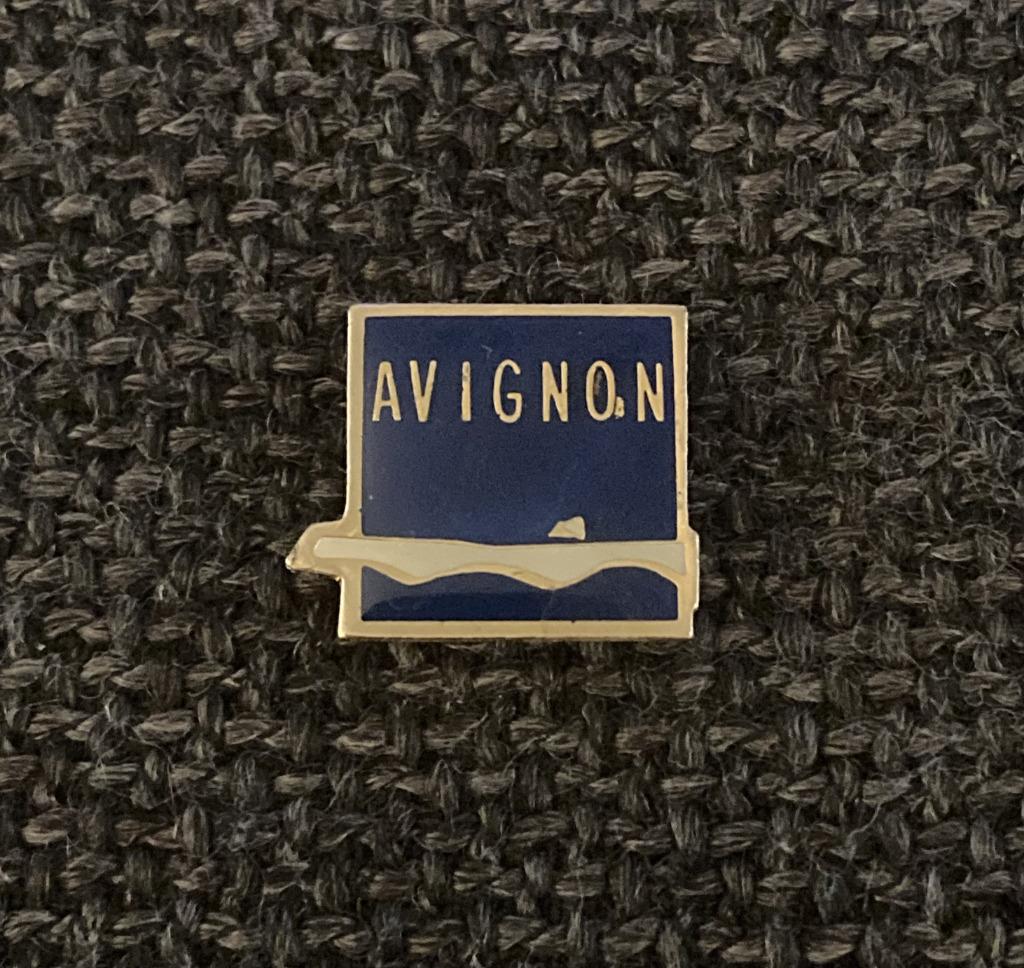 PIN - AVIGNON - FRANCE - FRANKRIJK, Envoi, Utilisé, Ville ou Campagne, Insigne ou Pin's