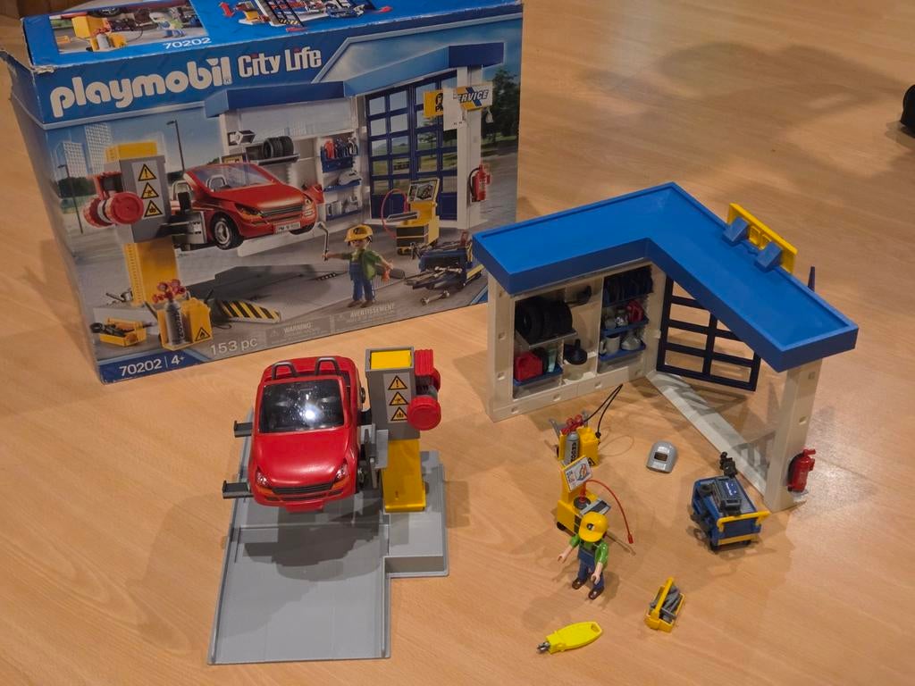 Playmobil 70202 — Garage pour voitures City Life avec atelie, Enlèvement ou Envoi
