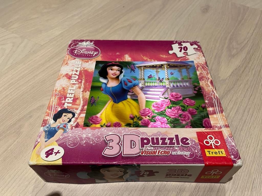 3D puzzel sneeuwwitje 70 st, Ophalen, Meer dan 50 stukjes, Gebruikt, 4 tot 6 jaar