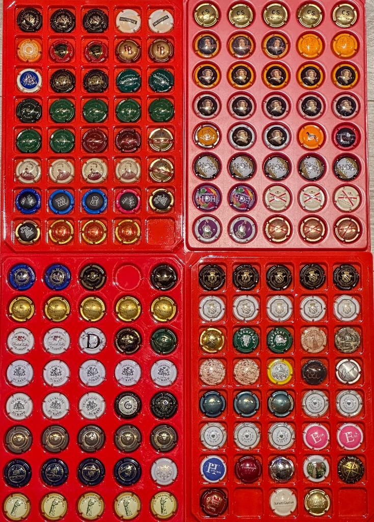 Collectie Champagne Capsules. Pakket Dubbele + 400 stuks., Ophalen