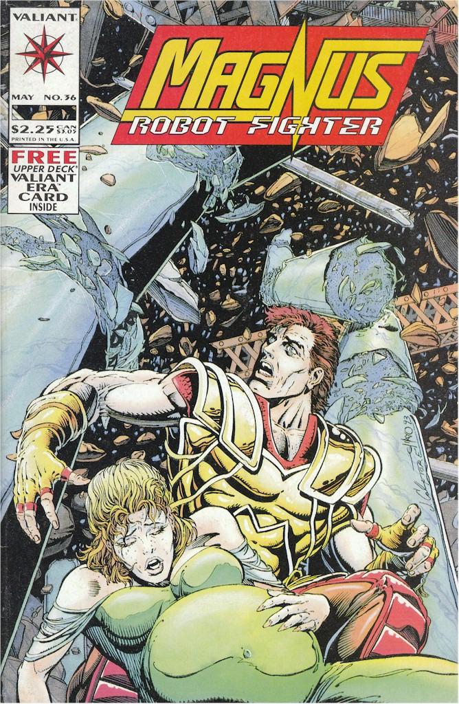 Valiant Comics - Magnus Robot Fighter # 36, Livres, BD | Comics, Utilisé, Comics, Amérique, Enlèvement ou Envoi