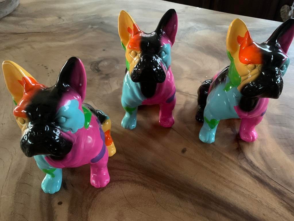 3 spaarpotten Franse Bulldog - NIEUW, Ophalen, Nieuw, Kunststof