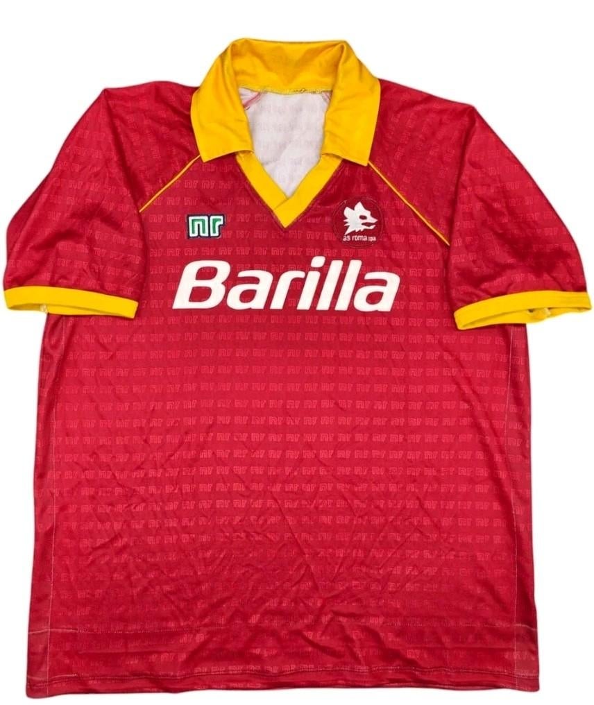 AS Roma Voetbal Thuisshirt Origineel Nieuw 1991, Envoi