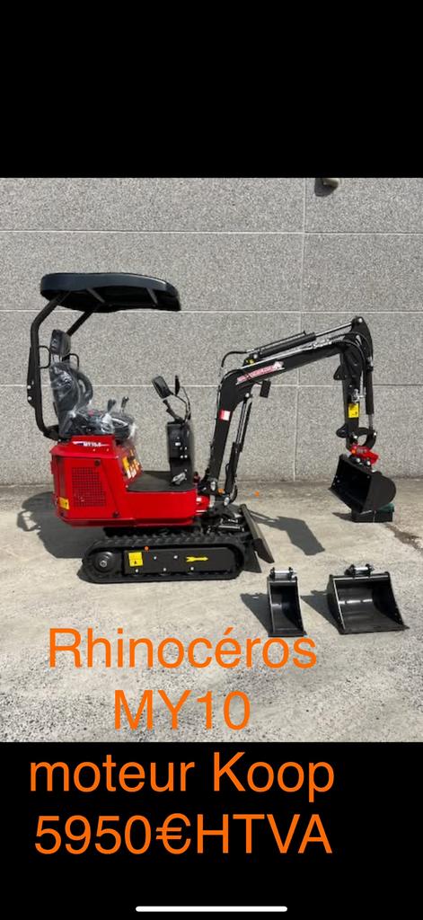 Mini pelle / Dumper Rhinocéros NEUVES, Enlèvement, Dumper