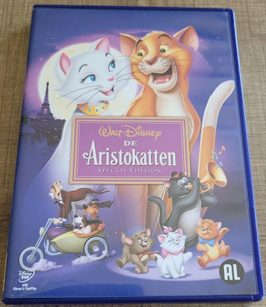 De Aristokatten (Disney), Cd's en Dvd's, Tekenfilm, Ophalen of Verzenden, Zo goed als nieuw, Alle leeftijden