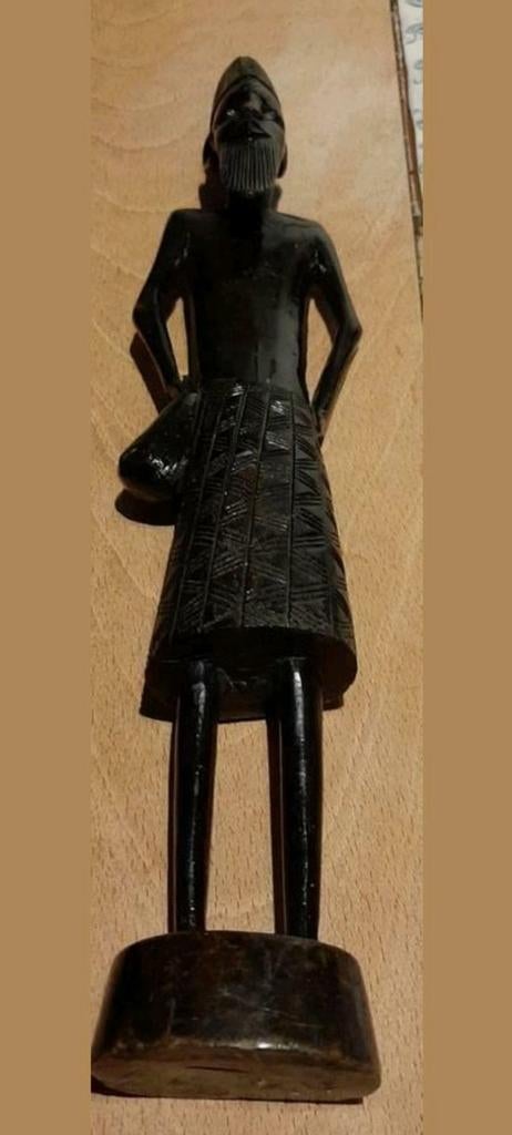 Afrikaans beeldje in hout, Antiek en Kunst, Ophalen of Verzenden