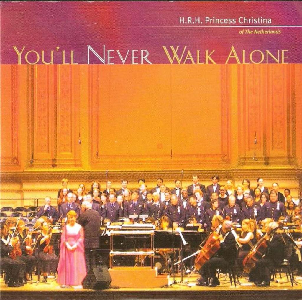 CD Single Princess Christina – You never walk alone, 1 single, Ophalen of Verzenden, Zo goed als nieuw, Pop
