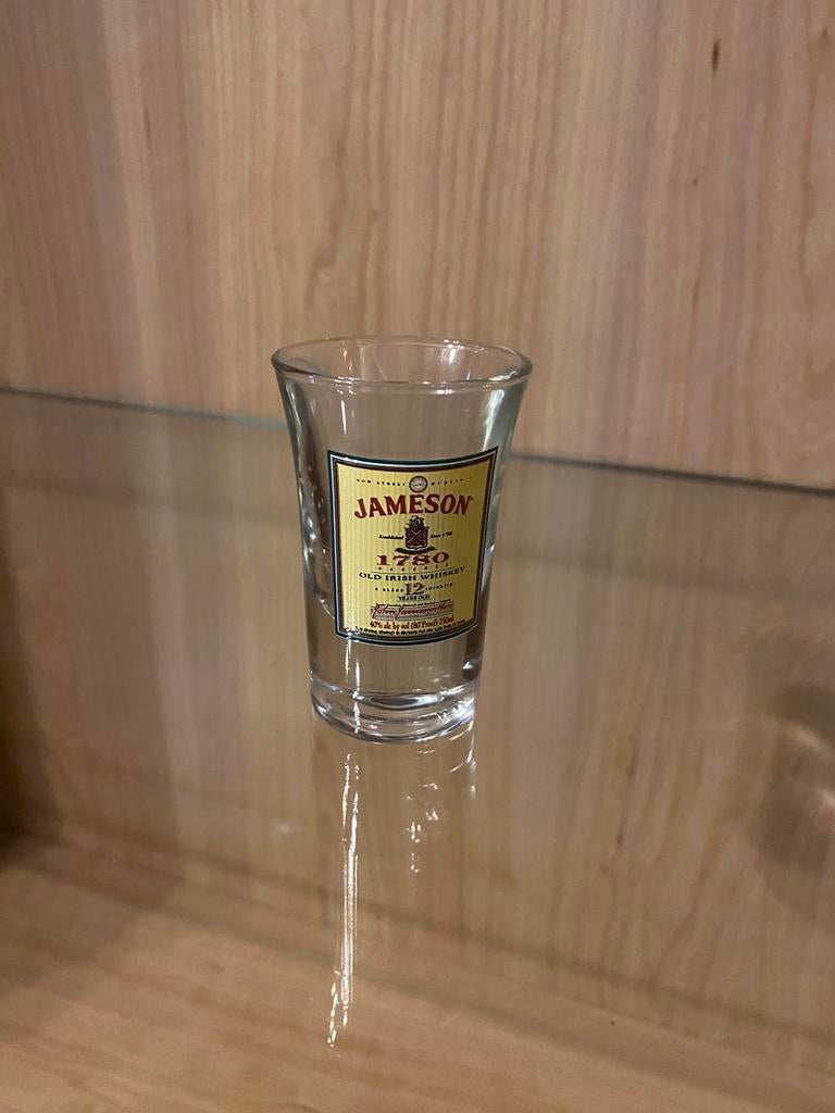 Whisky glaasje Jameson, Verzamelen, Ophalen, Zo goed als nieuw, Borrel- of Shotglas