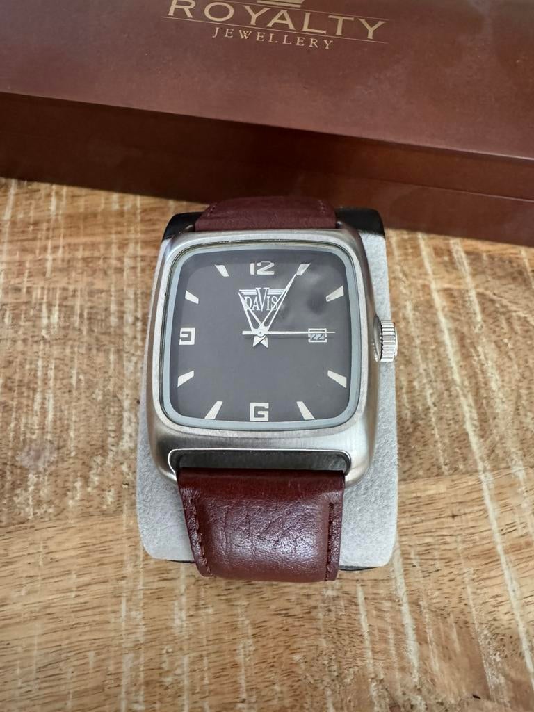 Davis horloge, Handtassen en Accessoires, Horloges | Heren, Ophalen of Verzenden