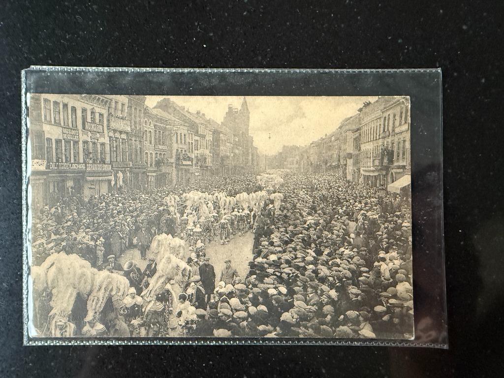 Postkaart Le Carnaval de Binche 1925 uitstekende staat., Verzamelen, Ophalen of Verzenden, 1920 tot 1940, Gelopen, Henegouwen