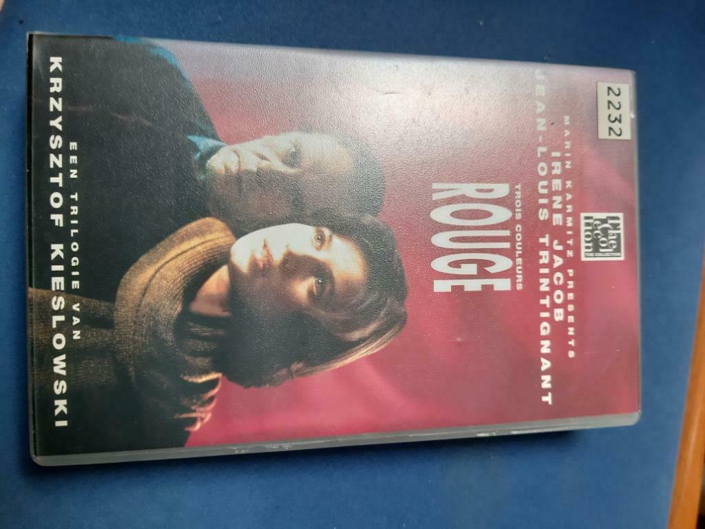 VHS videocassette Trois Couleurs Rouge, Ophalen of Verzenden