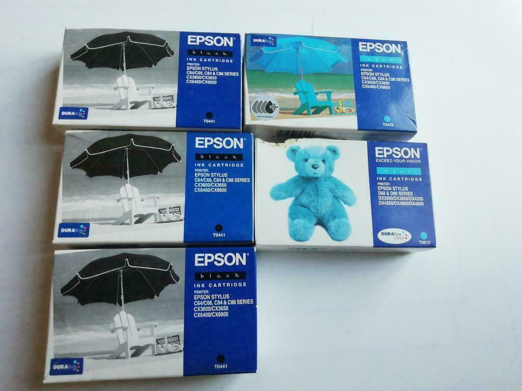5 x Epson-inktpatronen, Ophalen of Verzenden, Zo goed als nieuw, Cartridge