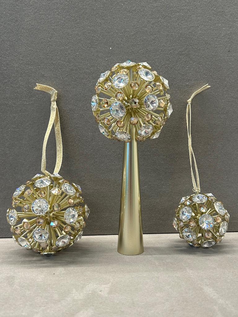 Swarovski Kerst Constella set Kerstbal groot, klein & Piek., Verzamelen, Swarovski, Ophalen of Verzenden, Nieuw, Figuurtje