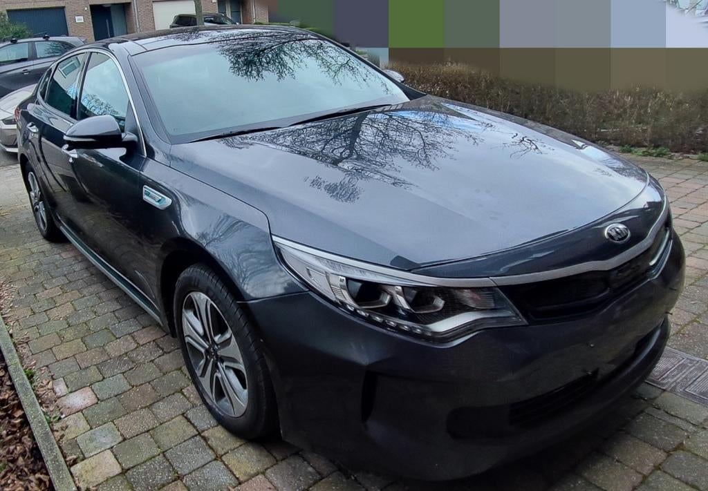 KIA Optima Hybride 2.0 full optie, Autos, Kia, Cuir, Argent ou Gris, Achat, Euro 6
