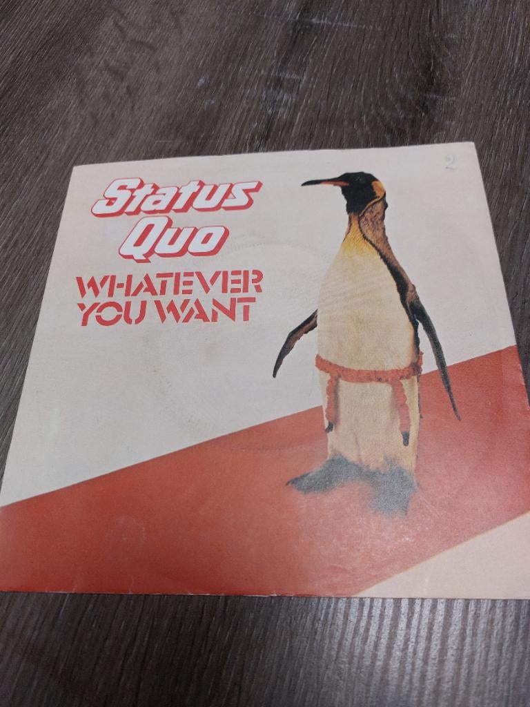 STATUS QUO whatever you want 45t, Ophalen of Verzenden, Gebruikt