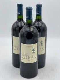 Haut Médoc Château Citran 2016 1,5 L (lot de 3 magnum), Enlèvement ou Envoi, France, Vin rouge