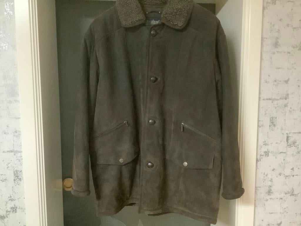 Veste en cuir nubuck Milestone pour homme, Vêtements | Hommes, Enlèvement, Comme neuf, Brun