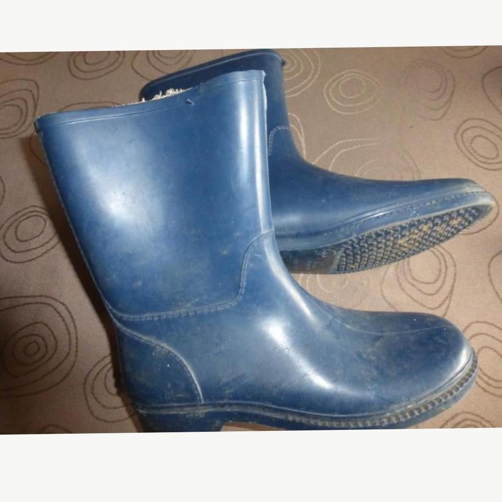 Laarzen blauw kind maat 33, Ophalen of Verzenden, Zo goed als nieuw, Laarzen