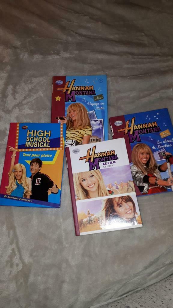 Le lot 3hannah montana 1 high school musical, Livres, Enlèvement ou Envoi, Comme neuf