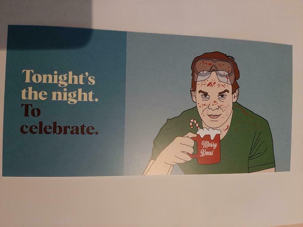 Postkaart Kerstkaart Dexter Sex and the City De Kraak, Verzamelen, Ophalen of Verzenden, Nieuw, Film, Foto of Kaart