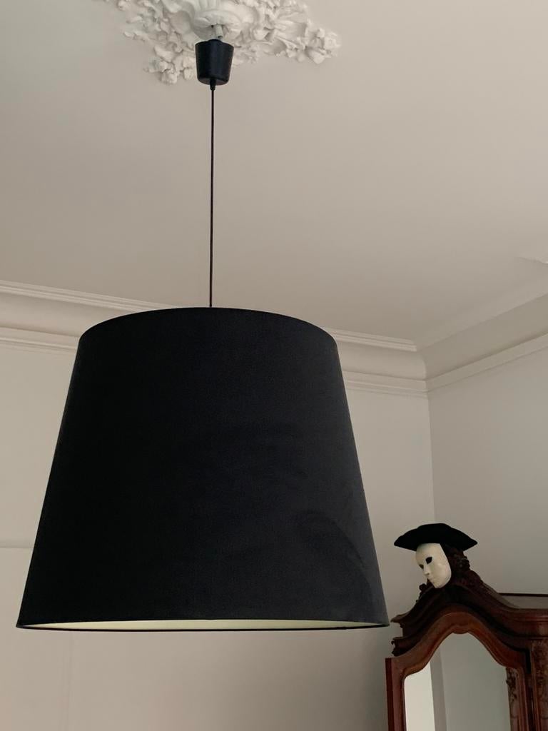 Grand lampadaire noir, Enlèvement, Utilisé, Noir