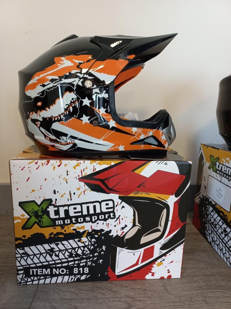 Nieuwe kinder helm voor quad & crossers, Motoren, Ophalen of Verzenden, Kinderen