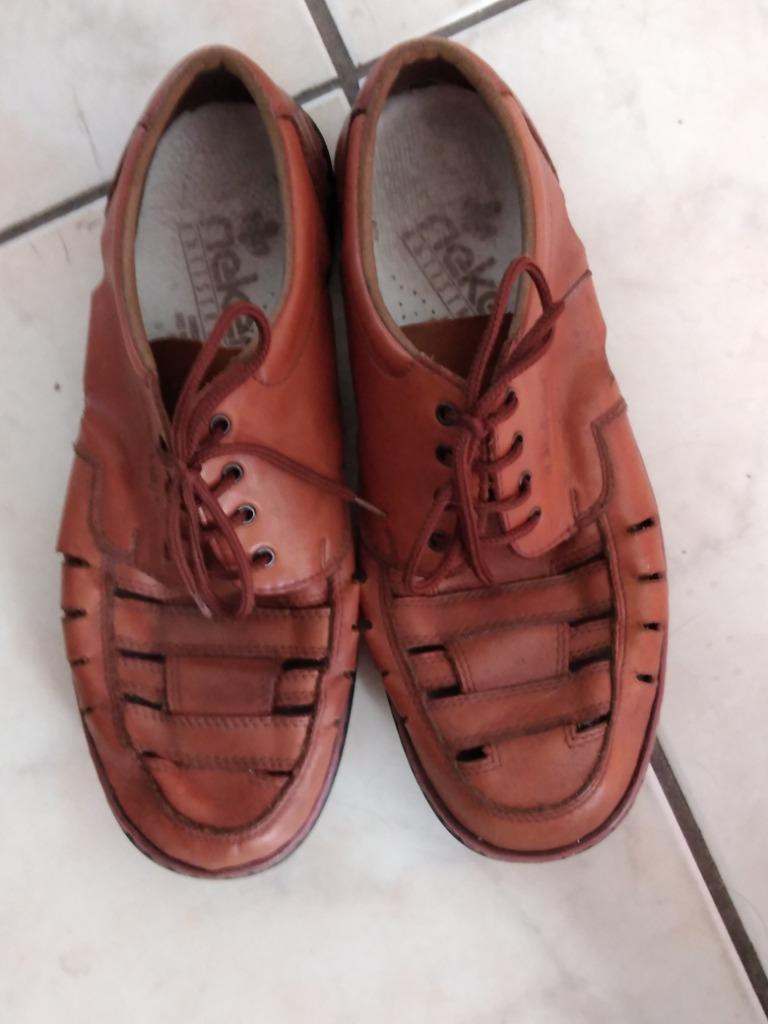 schoenen rieker maat 41 (doos schoenen), Enlèvement ou Envoi, Comme neuf, Brun, Rieker