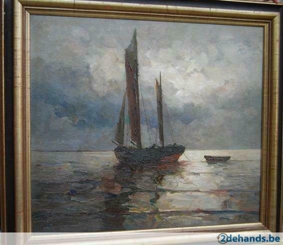 schilderij Rudolf Anton GUBA (1884-1950), Antiek en Kunst