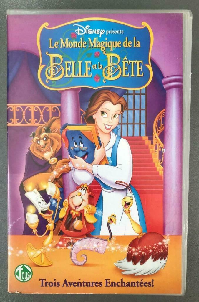 VHS " Le monde magique de la Belle et la Bête ".., Enlèvement ou Envoi, Dessin animé, Tous les âges, Utilisé