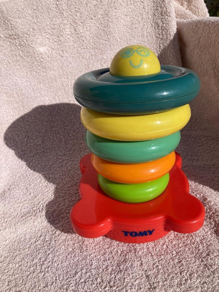 Tomy anneaux pile tour Tomy smiley, Enfants & Bébés, Enlèvement ou Envoi, Comme neuf, Puzzles