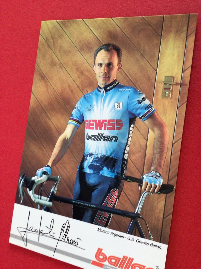 wielerkaart 1994 team gewiss moreno argentin, Verzenden, Zo goed als nieuw