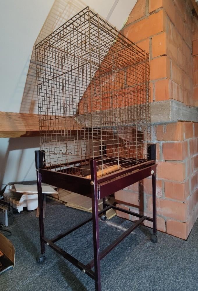 Vogel Kooi, Dieren en Toebehoren, Ophalen, Zo goed als nieuw, Metaal, Vogelkooi