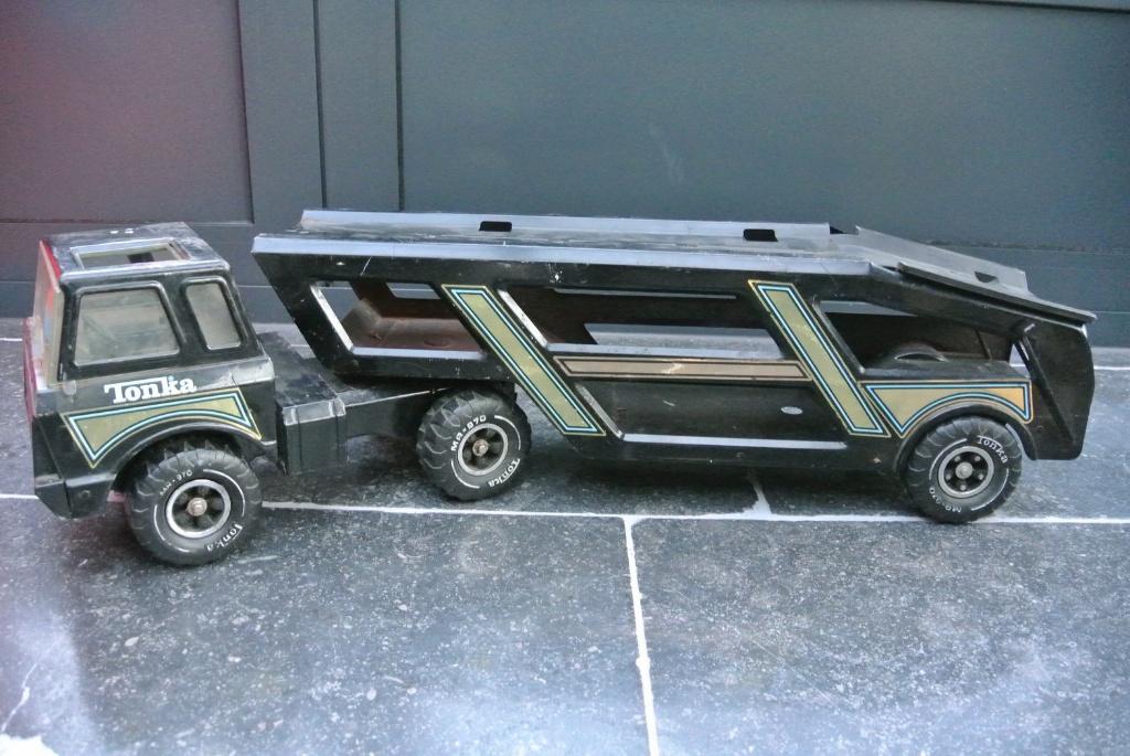 tonka autotransporter, vintage, Antiquités & Art, Enlèvement ou Envoi