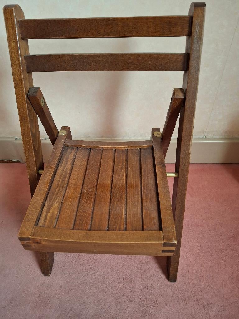 Houten klapstoeltje kind, Ophalen of Verzenden