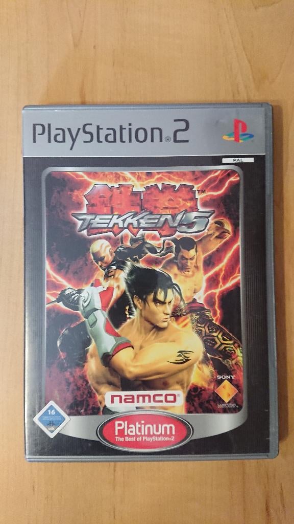 Tekken 5 ps 2 (2 fois pour le prix d'un jeu), 2 joueurs, Enlèvement, Utilisé, Combat