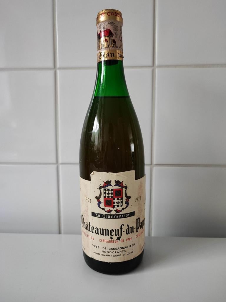 Châteauneuf-du-Pape 1971, Neuf, Pleine, Enlèvement, Vin rouge