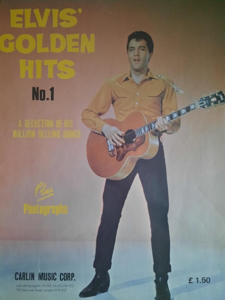Muziek boek elvis presley, Ophalen, Zo goed als nieuw