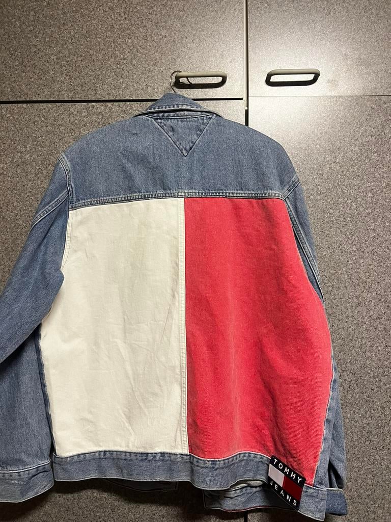Jeansvest tommy jeans, Kleding | Dames, Ophalen, Zo goed als nieuw, Maat 42/44 (L)