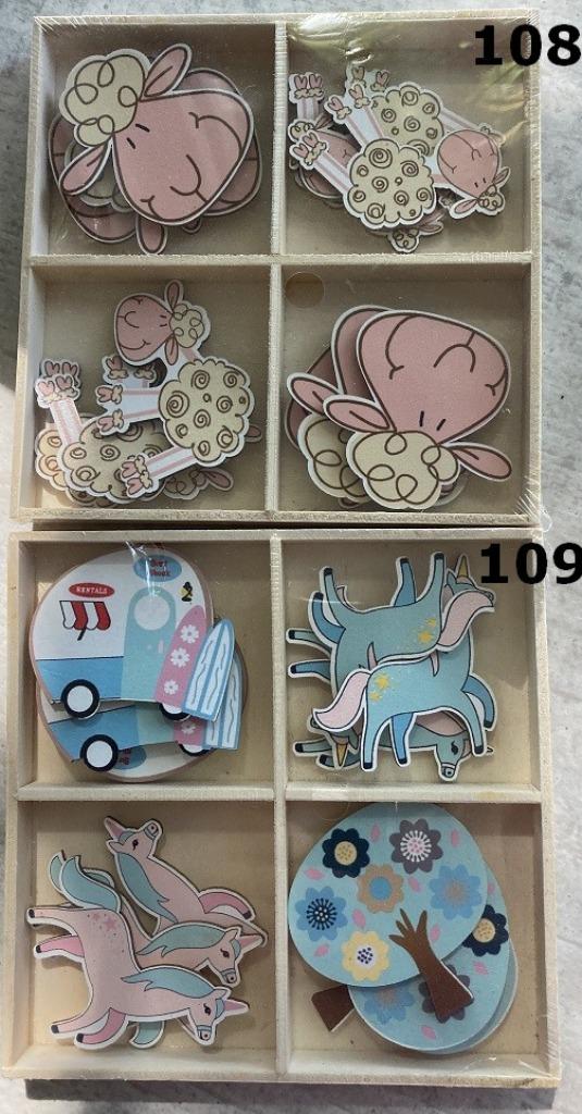 HOUT DECO 108-109 DECO SCHAPEN EN VRIJETIJD BUITEN NIEUW, Ophalen of Verzenden, Nieuw, Knutselwerk