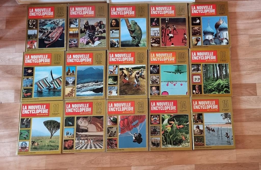 La nouvelle encyclopédie du livre d'or, Enlèvement, Utilisé, Série complète