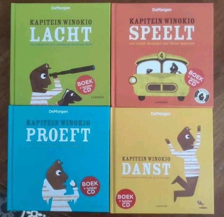 Kapitein Winokio lacht / proeft / speelt / danst boeken cd, Boeken, Ophalen of Verzenden, Cd, Kind