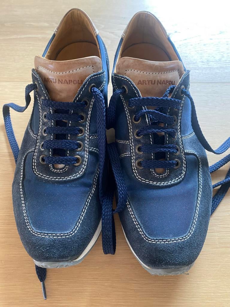 Schoenen van het merk Artu Napoli - maat 8,5 / 42, Blauw, Ophalen of Verzenden, Zo goed als nieuw, Sneakers