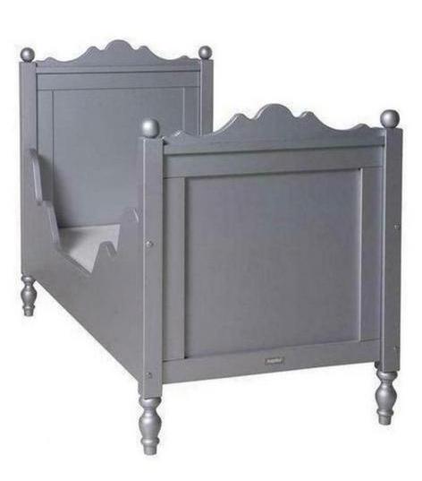 Kinderbed Bopita prinsessen bed ‘BELLE’ zilver +latoflex, Ophalen, Zo goed als nieuw