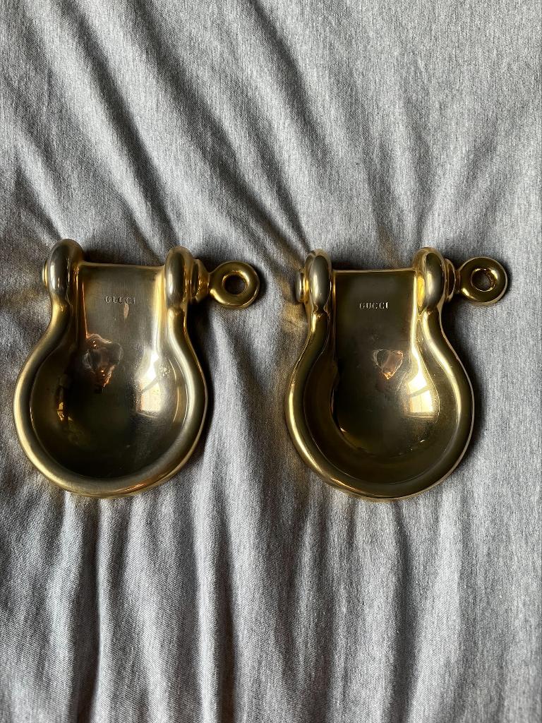 Vintage Gucci assenbakken in hoefijzervorm, Antiek en Kunst, Antiek | Overige Antiek, Ophalen of Verzenden