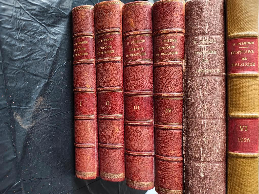 Histoire de Belgique par Henri Pirenne lot 7 tomes, Envoi, 20e siècle ou après, Utilisé, Henri Pirenne