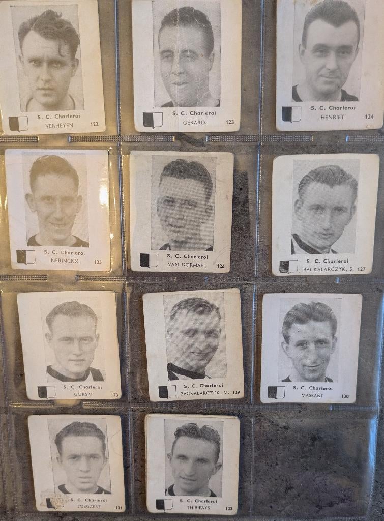football BELGIAN CHEWING-GUM 1950/51 sc charleroi 11X, Envoi