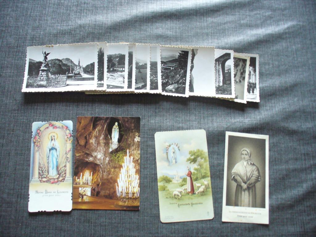 toeristische postkaarten van Lourdes, Verzenden, Frankrijk