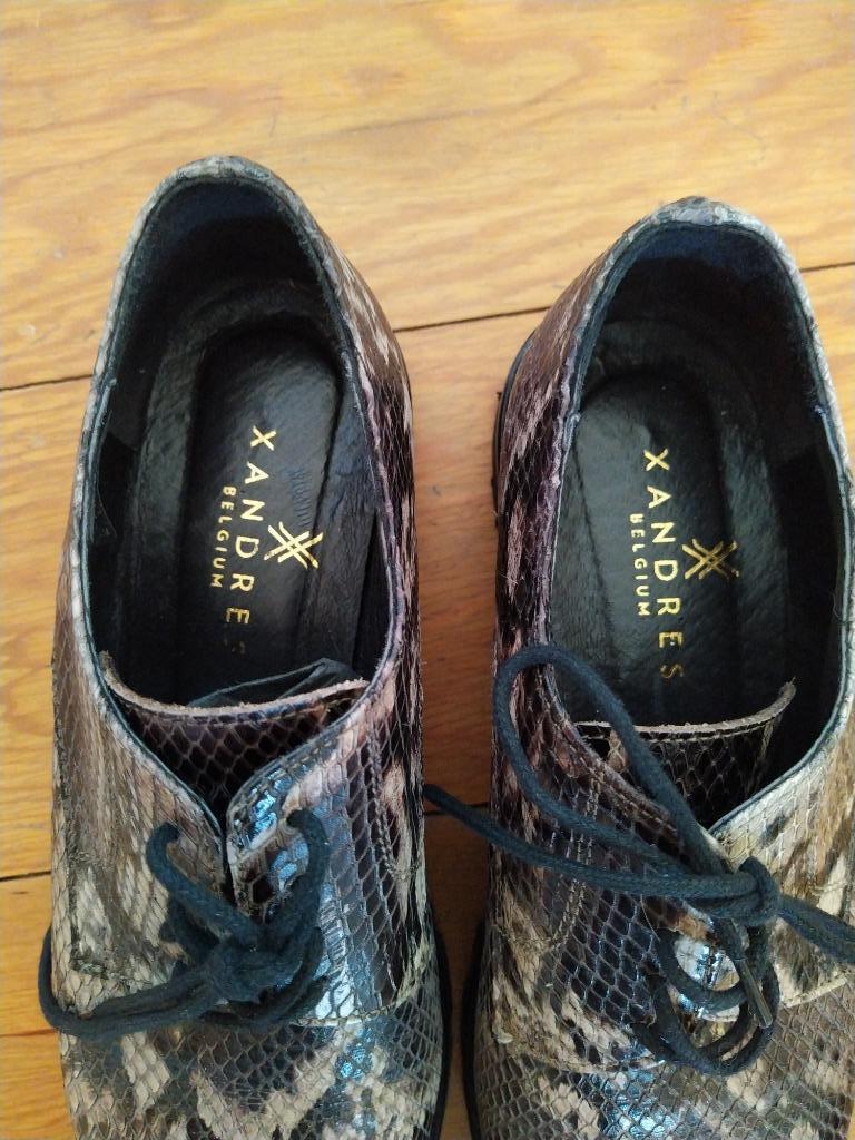 schoenen Xandres, maat 39, Schoenen met lage hakken, Bruin, Nieuw, Ophalen of Verzenden