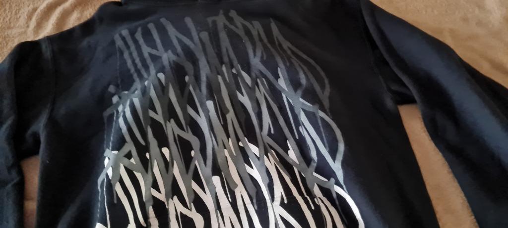heren/tiener hoodie, pull met kap , mt Medium, Ophalen, Gedragen, Zwart