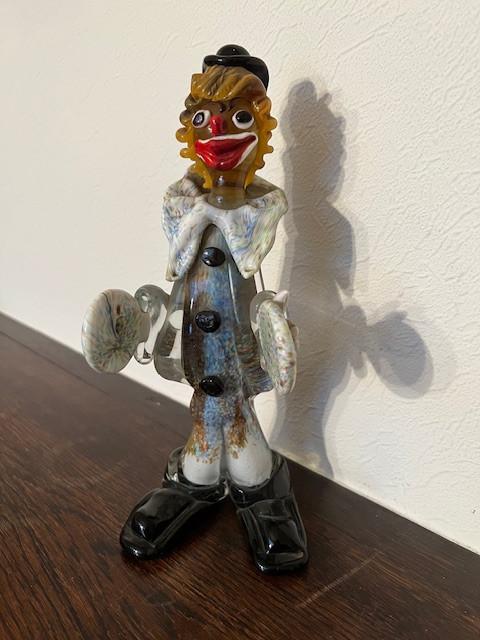 Vieux clown de Murano avec cymbales, Antiquités & Art, Enlèvement